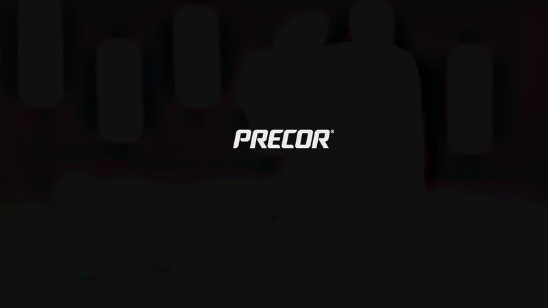 exercisers jogging and exercising on Precor ellipticals