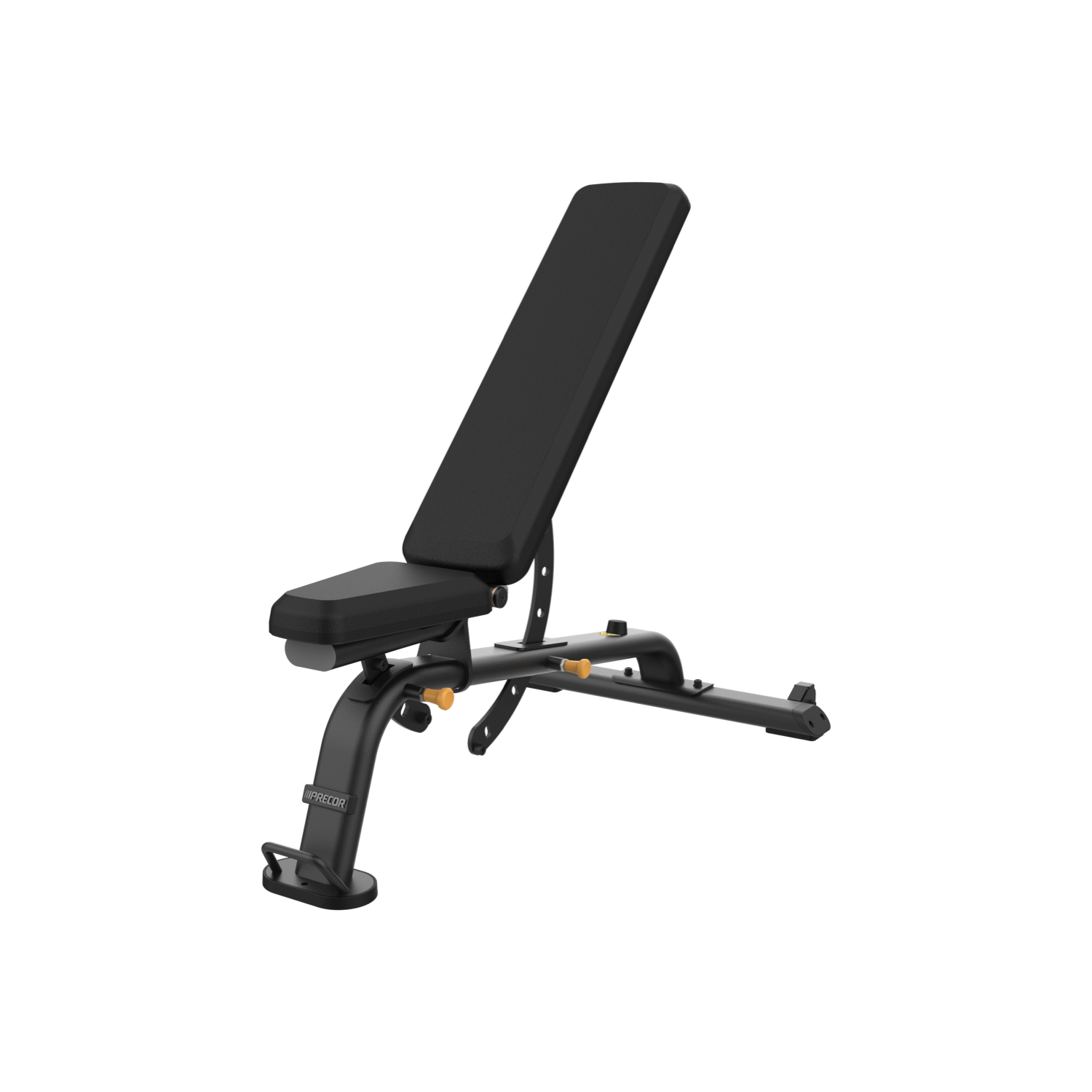 Precor flat incline decline commercial grade bench for weight lifting