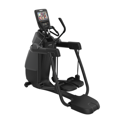 Precor AMT 865 adaptive motion trainer with P62 console in black pearl