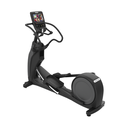 Precor EFX 863 elliptical with fixed arms and P62 console in black pearl