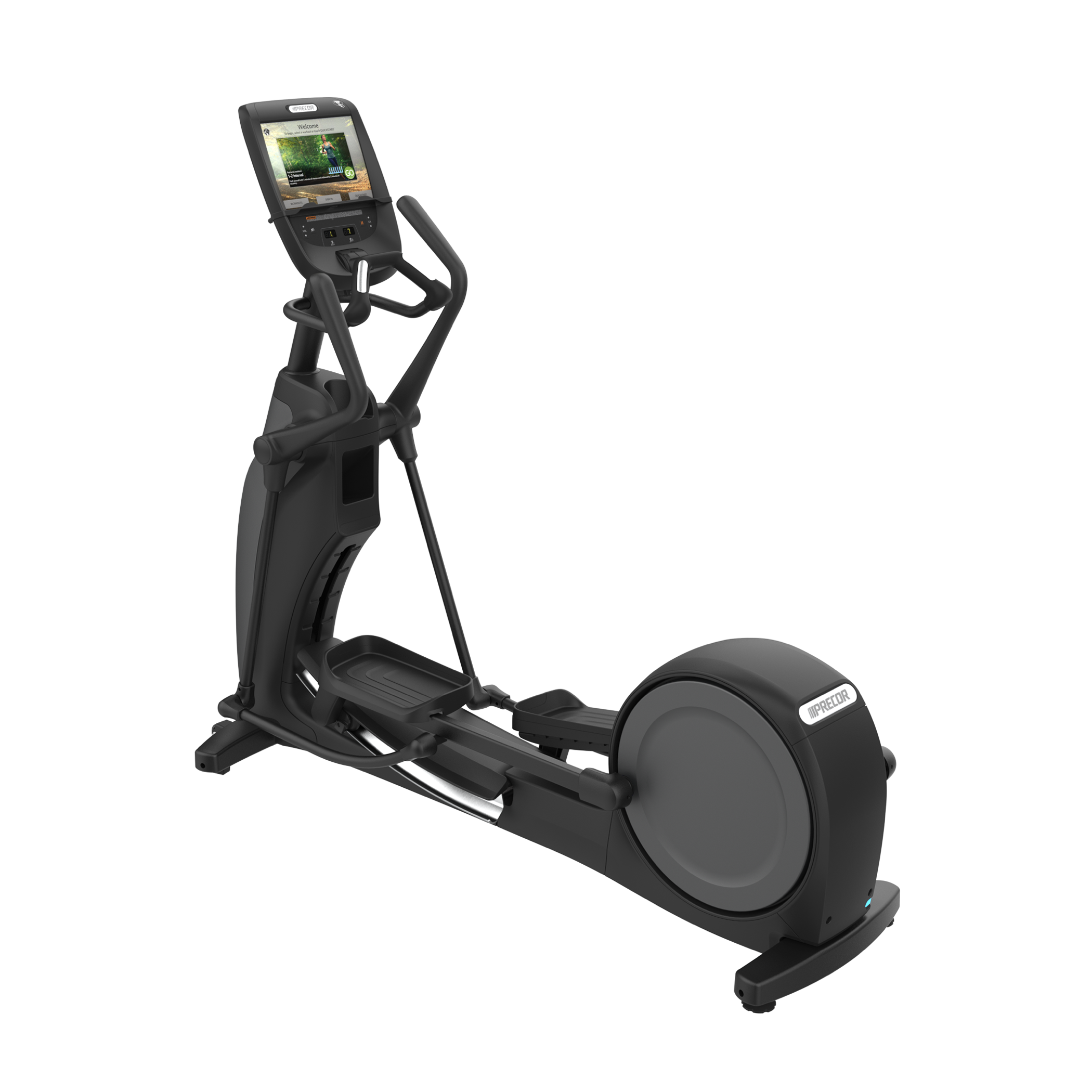 Precor EFX 885 elliptical with P82 console in black pearl