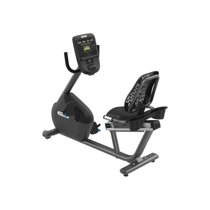 Precor RBK 635 recumbent bike with P31 console in storm grey