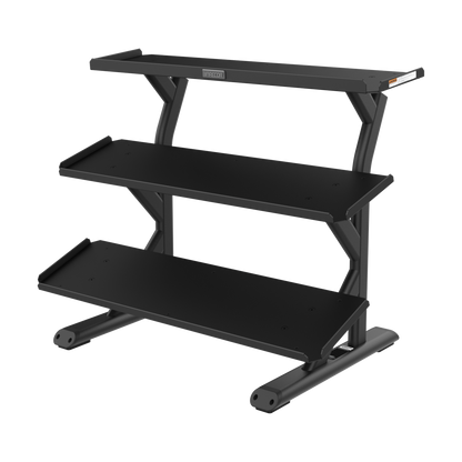 Precor 3 tier 10 pair dumbbell rack for weight storage