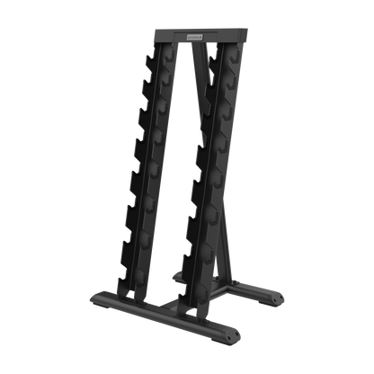 Precor vertical dumbbell rack for weight storage