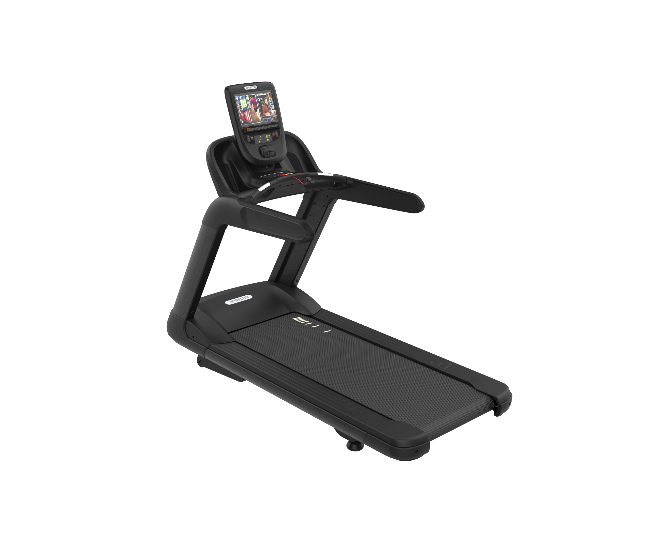 Precor TRM 865 treadmill with P62 console in Black Pearl